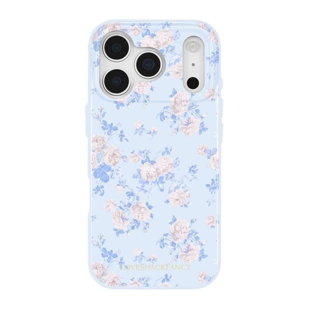 – Case-Mate Everblooming Rosettes iPhone 17 Pro Case with MagSafe Whisper Blue